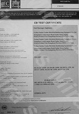 certificato lettini da massaggio fissi ed elettrici, allegato 4