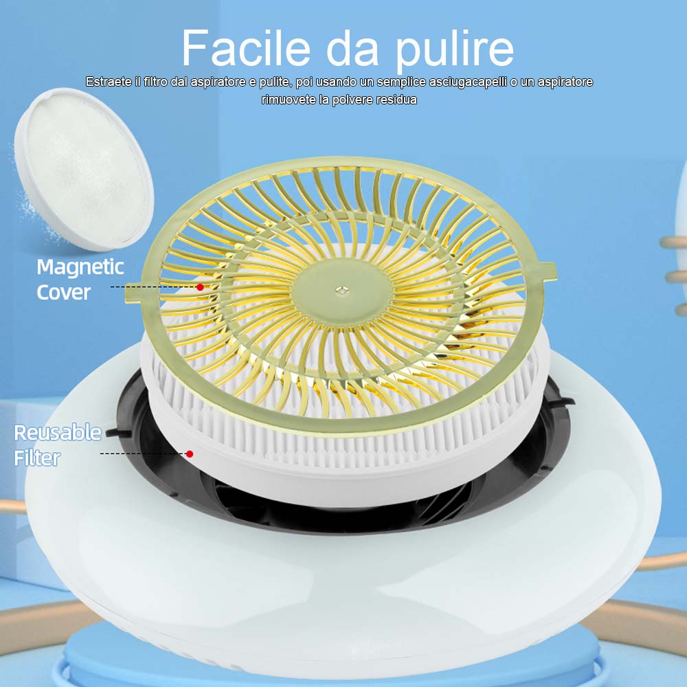 Guida facile su come pulire un aspiratore unghie con filtro HEPA e ventola.