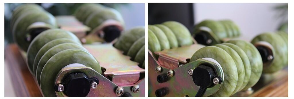 rulli in pietra giada per lettini da massaggio