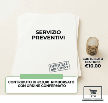 Conferma richiesta preventivo